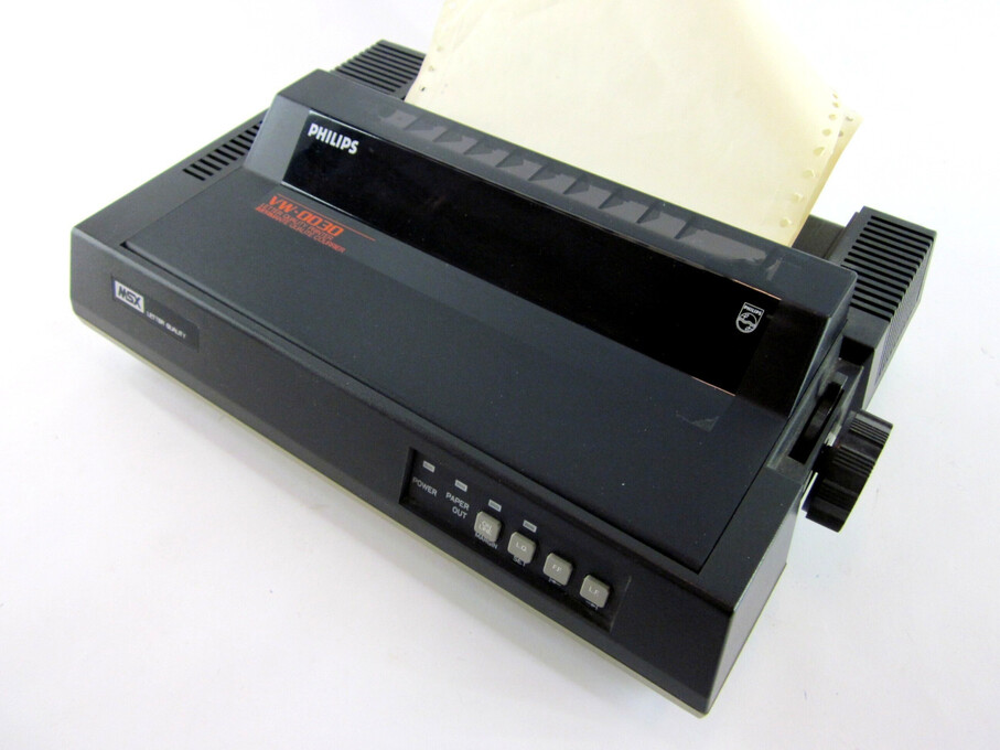 Philips VW0030 dot matrix printer
